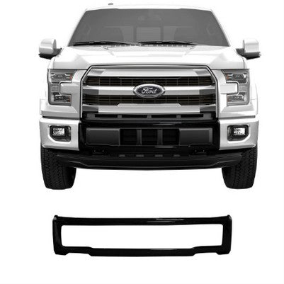 2015-17 F150 Front BumperShellz (Center Cover Only), Gloss Black, (Standard Configuration)
