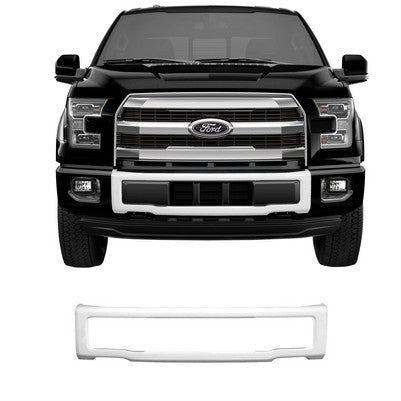 2015-17 F150 Front BumperShellz (Center Cover Only)- Gloss White, (Standard Configuration)