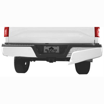 2015-20 F150 Rear BumperShellz, Gloss White, w/o sensor holes
