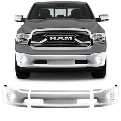 2013-18 Ram 1500 front Gloss White, w/o Sensors w/o Fog lights