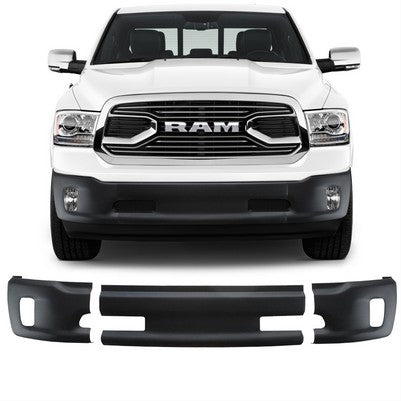 2013-18 Ram 1500 front Matte Black, w/o Sensors with Fog light cutouts