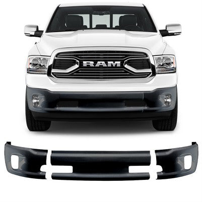 2013-18 Ram 1500 front Paintable ABS, w/o Sensors with Fog light cutouts