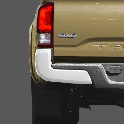 2016-23 Tacoma All Rear BumperShellz, Toyota Super White, w/o sensor holes