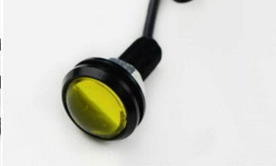 Eagle Eye LED lights, 3 watts, yellow. Can be used for DRL or accent lighting. Waterproof, one pair.