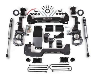 2021-25 Ford F150 Tremor 4wd 5 inch Suspension Lift Kit, 3 inch Rear, Block - Spacer Front, FOX: 2.0 Adv Series Rear