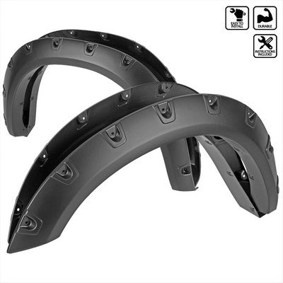 2019-24 Dodge Ram 2500 3500 Smooth Fender Flares Excludes Dually Models