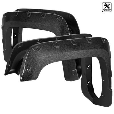 2016-18 GMC Sierra 1500 Boss Pocket Style Rough Texture Fender Flare