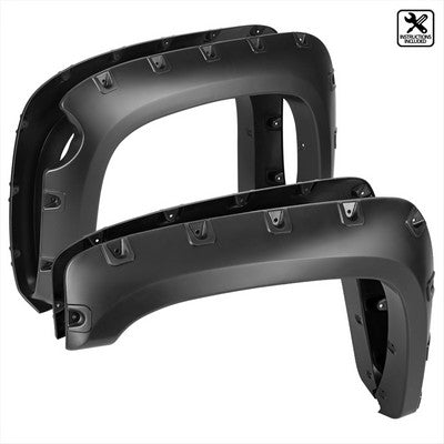 2007-13 Chevrolet Silverado 1500 69' Short Bed Pocket Style Fender Flares