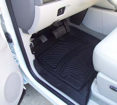 2007-2013 Silverado/Sierra Crew Cab Moulded Floor Liner, Rear, Black