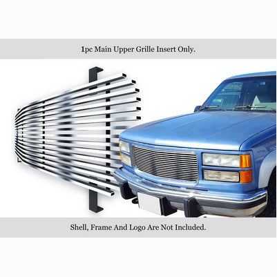 1994-99 GMC C/K Pickup, 94-99 GMC Suburban/Yukon Main Upper Grille, Stainless Steel