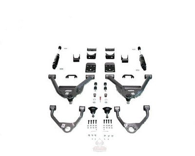 2014-18 Silverado/Sierra1500 (Aluminum/Stamped) 4/6 Lowering Kit Crew Cab