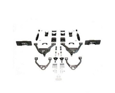 2014-18 Silverado/Sierra1500 (Aluminum/Stamped) 5/7 Lowering Kit Single Cab W/ Weld On C-Notch