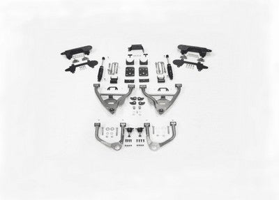 2019-24 Silverado/Sierra1500 4/6 Lowering Kit W/ Bolt On C-Notch (All Cabs)