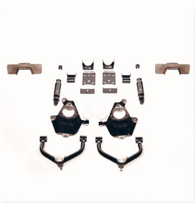 1999-06 (2007 Classic) Silverado/Sierra 4Wd 3/5 Lowering Kit W/ Weld On C-Notch