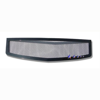2003-07 Cadillac Cts Main Upper Grille, Stainless Steel Mesh, Black Powder Coated
