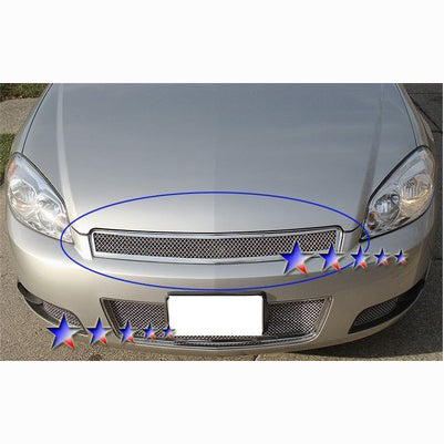 2006-09 Chevy Monte Carlo/ Ss /06-09 Chevy Impala /06-09 Chevy Impala Ss /06-09 Chevy Impala Lt Main Upper Grille, Stainless Steel Mesh, Chrome