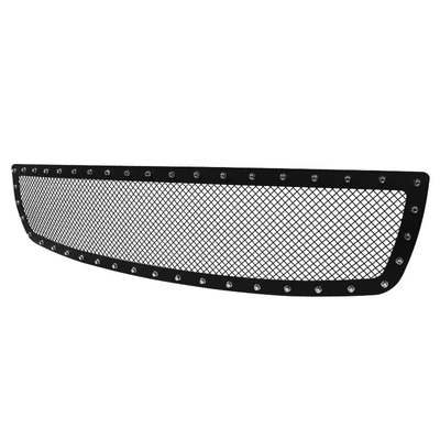 2003-06 GMC Sierra 1500 Grille Insert - Rivet Style - Steel/Black - Cut + Drill Req