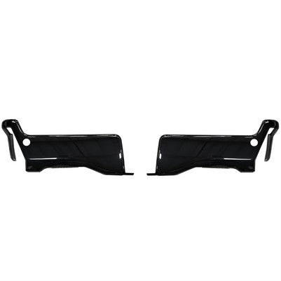2023-25 Super Duty Rear Bumper Overlays (With Sensors), Matte Black