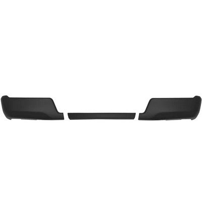2024-2025 Ford F150 Rear Bumper Overlays, no sensors, Matte black