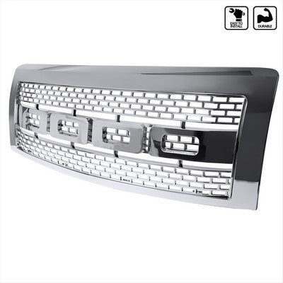 2009-14 F150 Chrome Raptor Style Grille