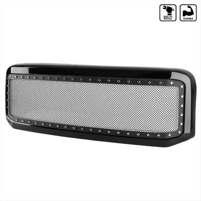 2005-07 Ford Superduty Rivet Grille- Glossy Black