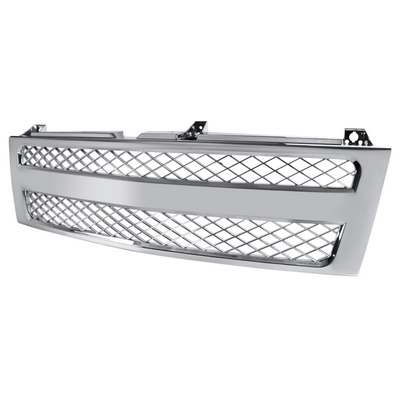 1999-02 Chevrolet Silverado Conversion Grill- Chrome Mesh Style