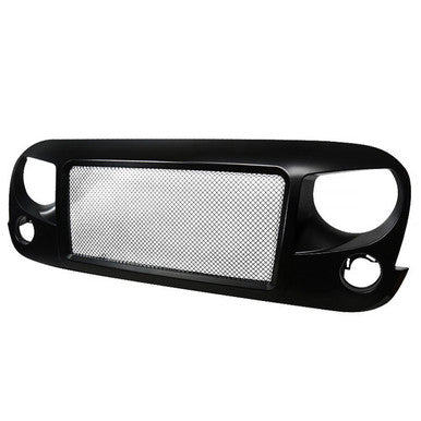 2007-16 Jeep Wrangler Matte Black Grille
