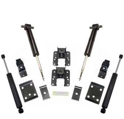 2007-18 Silverado/Sierra 1500 2wd/4wd 2 to 3 inch front/5 inch rear lowering kit