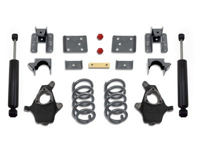 2007-13 Silverado/Sierra 1500 Lowering Kit W/ Single Cab Coils - 4 inch/6 inch Drop Height