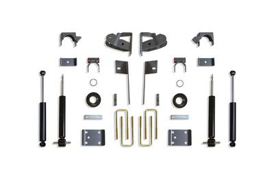 2019-24 Silverado/Sierra 1500 2wd or 4wd Complete 2 Inch front /4 Inch rear Lowering Kit W/ Adjustable Struts