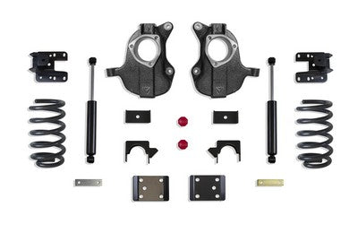 2016-18 Silverado/Sierra 1500 Single Cab 2Wd/4Wd 3 inch front/5 inch rear Lowering Kit with spindles (Stamped Steel / Alum. Susp.) Non-Magneride Model