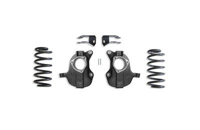 2015-20 Tahoe, Yukon, Suburban 2Wd/4Wd 2 inch front/4 inch rear Lowering Kit with spindles (Non-Auto/Magneride Models)