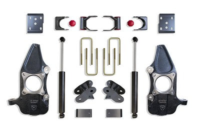 2015-20 F-150 4Wd 2 Inch/4 Inch Lowering Kit (Spindles) (Requires 22 Inch Rims Or Larger)