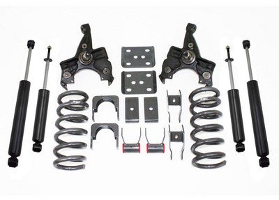 1988-98 Chevrolet C1500 Lowering Kit W/ Hd Spindles & V8 Coils - 3 inch/5 inch Drop Height