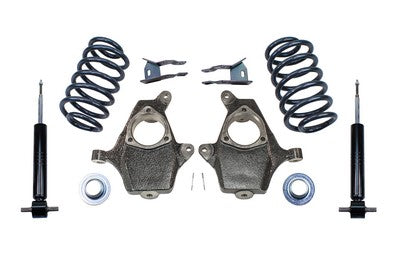 2007-14 Tahoe, Yukon, Suburban, Escalade Lowering Kit W/ Struts - 3 inch/4 inch Drop Height