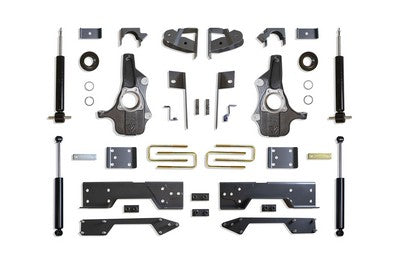 2019-24 Silverado/Sierra 1500 2wd or 4wd Complete 4 Inch /6 Inch Lowering Kit W/ Spindles