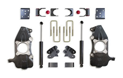 2021-24 F-150 4Wd 2 Inch/4 Inch Lowering Kit (Spindles) (Requires 22 Inch Rims Or Larger)