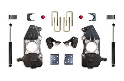 2021-24 F150 2wd/4wd 2 inch front/4 inch rear Lowering Kit W/ Spindles and shocks