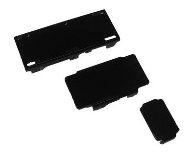 LED light bar lens cover, smoked, 6 inches long (covers 36 watts)