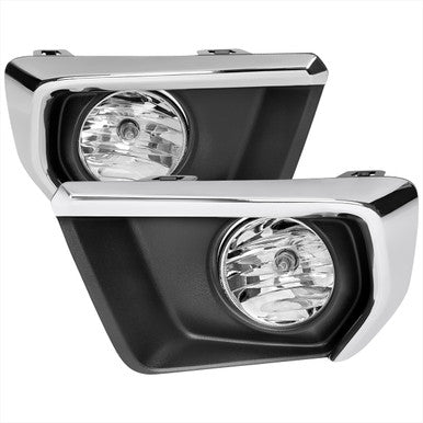 2021-22 Chevrolet Colorado Fog Lights With Chrome Trim Clear Lens - Universal Wiring And Swtich - Colro Temperture 2500-3500K - 500 Lumens