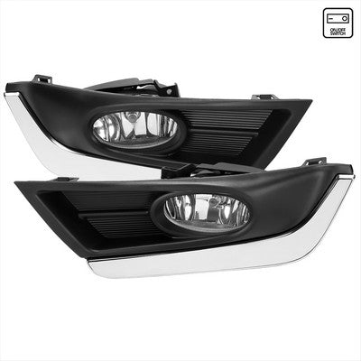 2017-17 Honda CrV Fog Lights With Clear Lens