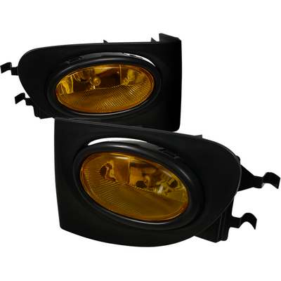 2003-05 Honda Civic 3 Door Foglights Yellow Lens