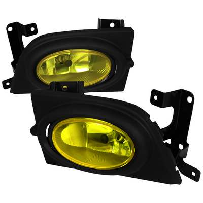 2006-08 Civic 4 Door Oem Fog Lights Yellow