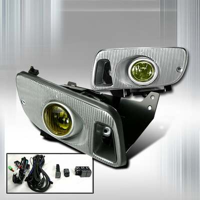 1992-95 Civic 3 Door Oem Foglights Yellow