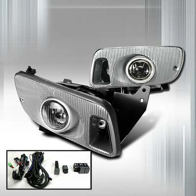 1992-95 Civic Oem Fog Light Kit Clear Lens 4Dr Model Only