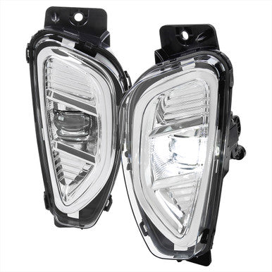 2020-22 Ford Escape Led Fog Lights - Universal Wiring And Switch - Color Temperature 6500-7500K 1000 Lumens