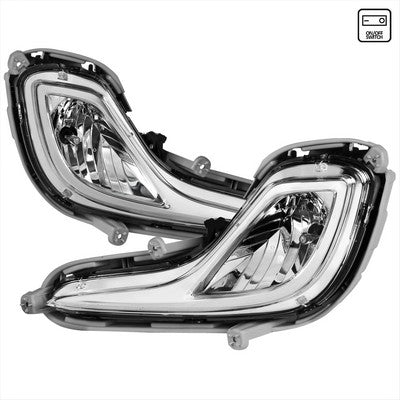 2012-17 Hyundai Accent Fog Lights Clear