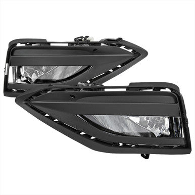 2019-21 Volkswagen Jetta Fog Lights - Universal Wiring And Switch - Color Temperature 2500-3500K 1350 Lumens