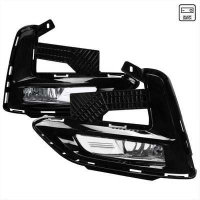 2020-21 Nissan Sentra Fog Lights With Chrome Housing And Clear Lens - Uses Oe Wiring And Switch