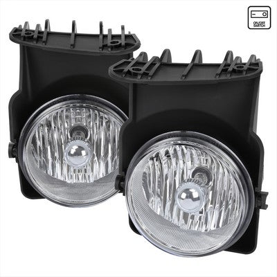 2003-06 GMC Sierra 1500 / 2500 / 2500Hd Fog Lights With Clear Lens - Harness Kit And Switch Included